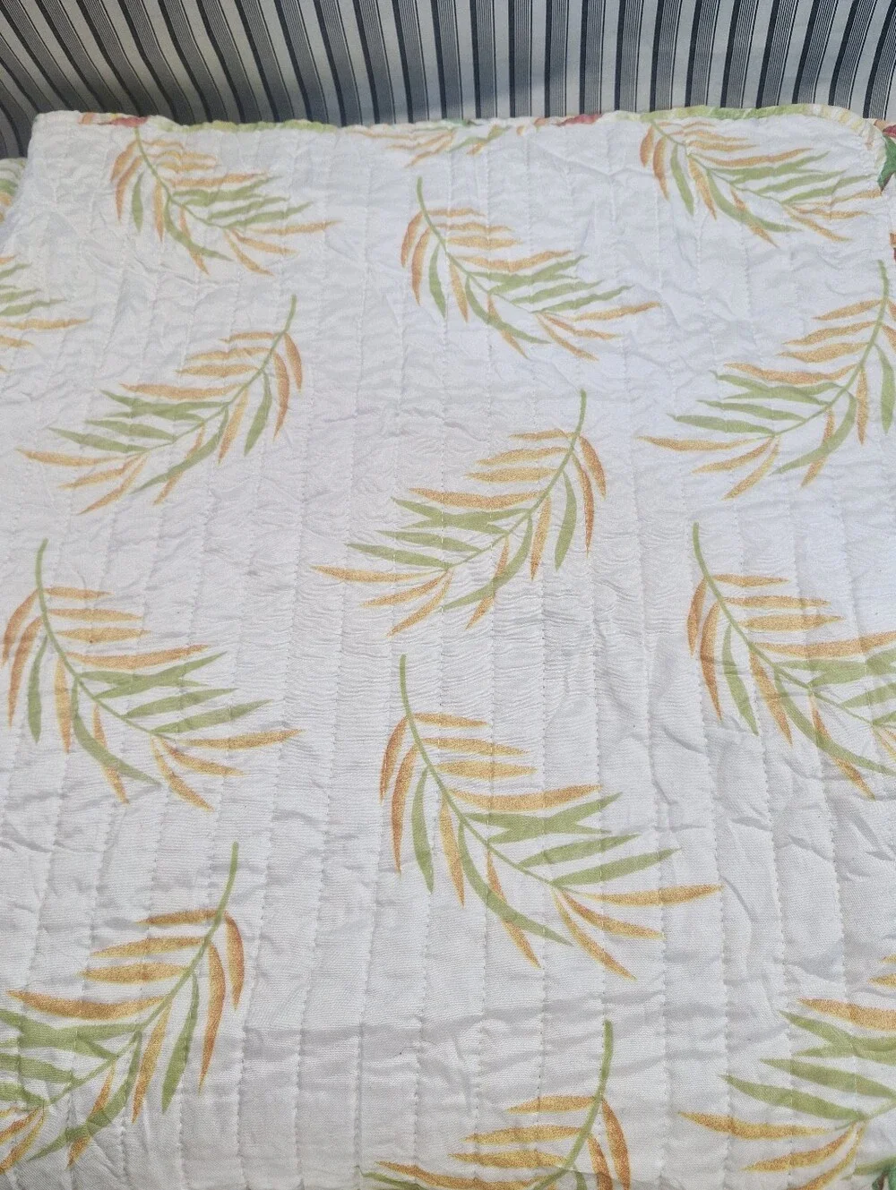 Twin Tropical Comforter Set Birds Of Paradise 2 Pillow Shams Floral